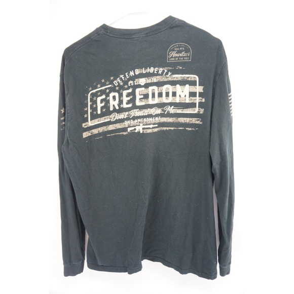 Howitzer Freedom Supply Co United States Long Sleeve T Shirt Men's Size L - Picture 4 of 5